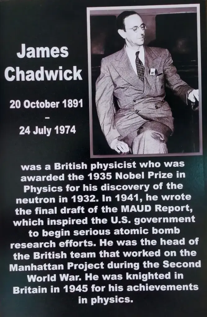 [SCIENTIST(25)      ] JAMES CHADWICK